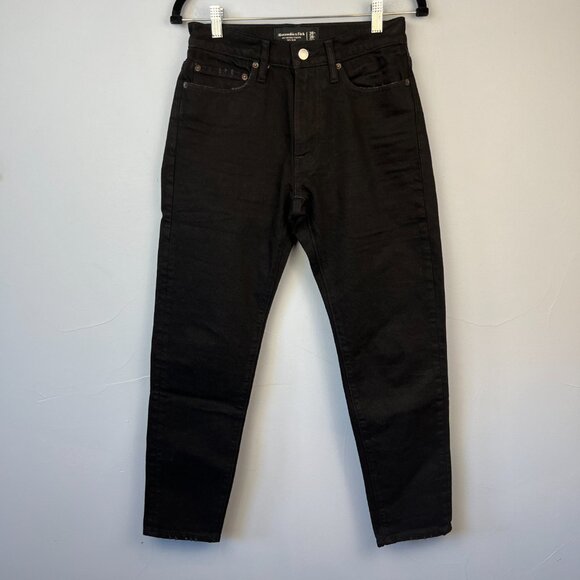 Abercrombie & Fitch A&F Vintage Stretch 90's Slim Black Jeans Men's Size 28x28 - Picture 4 of 8